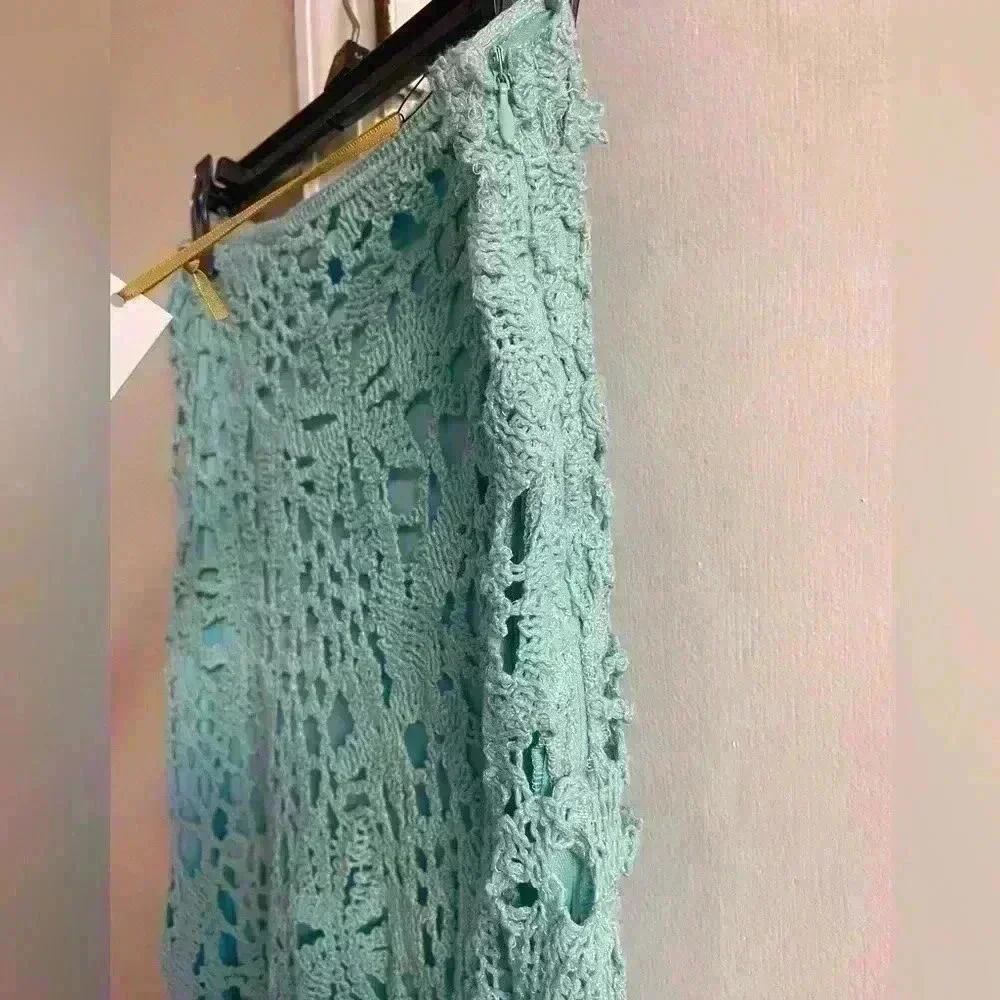 House of Harlow 1960 skirt set crochet maxi skirt‎ Medium NWT
